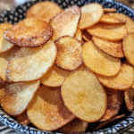 Air Fryer Apple Chips with Cinnamon Sugar