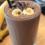Chocolate Peanut Butter Banana Smoothie