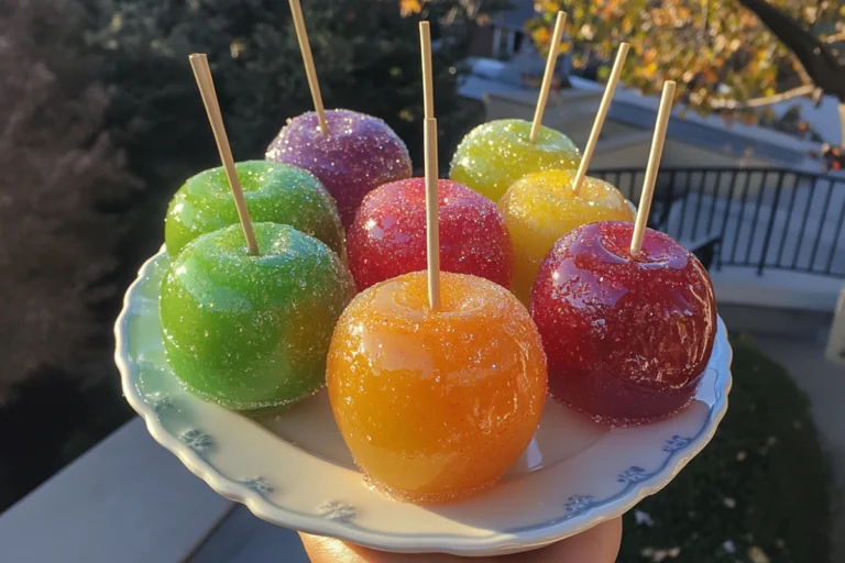 Kool-Aid Colorful Candy Apples