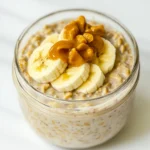 Banana & Peanut Butter Overnight Oats