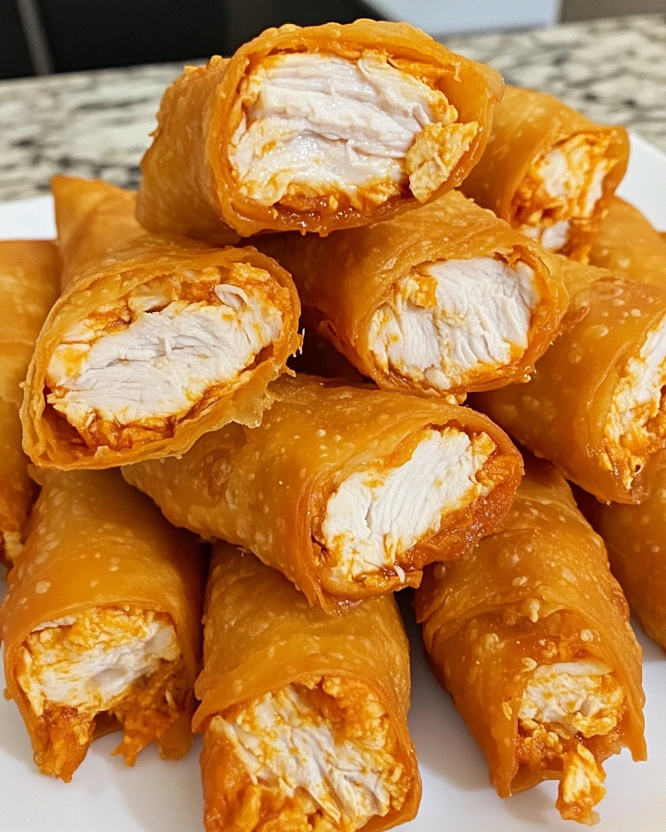 Best 12+ Easy Air Fryer Recipes for Quick Meals 6 Air Fryer Buffalo Chicken Egg Rolls