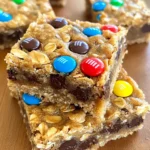 Monster Cookie Oat Bars