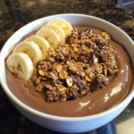 Chocolate Peanut Butter Smoothie Bowl