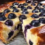 Blueberry Cottage Cheese Breakfast Bake