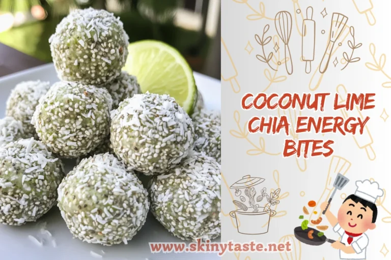 Coconut Lime Chia Energy Bites