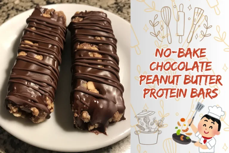 No-Bake Chocolate Peanut Butter Protein Bars
