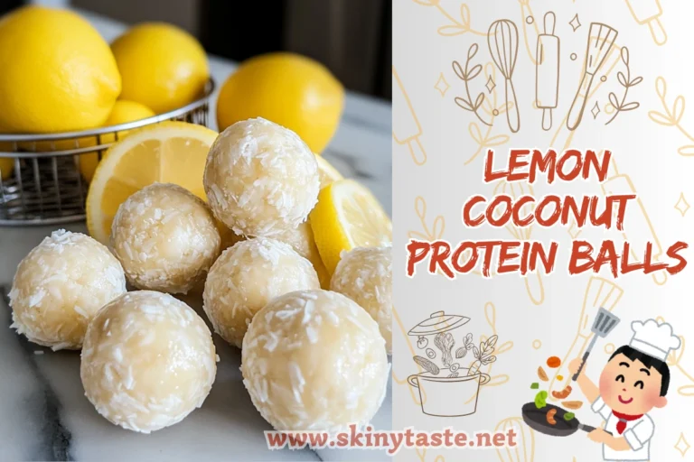 Lemon Coconut Protein Balls
