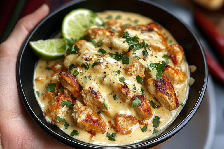Mexican Chicken with Cheese Sauce