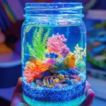 Mason Jar Aquarium Craft for Kids – Easy, Calming & Creative DIY Ocean Activity