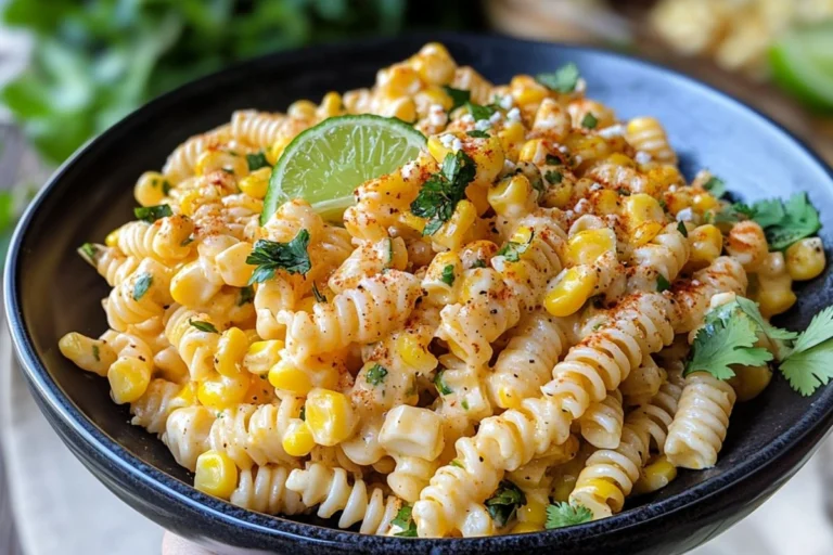Easy Mexican Street Corn Pasta Recipe | Creamy, Flavorful & Quick