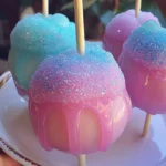 Fluffy Fun Cotton Candy Apples – Easy Homemade Recipe for Parties and Gifts