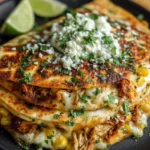 Street Corn Chicken Quesadilla Bake - Easy Mexican Casserole Recipe