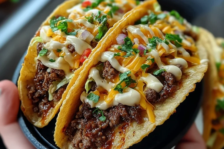 Garlic Butter Honey BBQ Tacos – Sweet, Savory, and Packed with Flavor