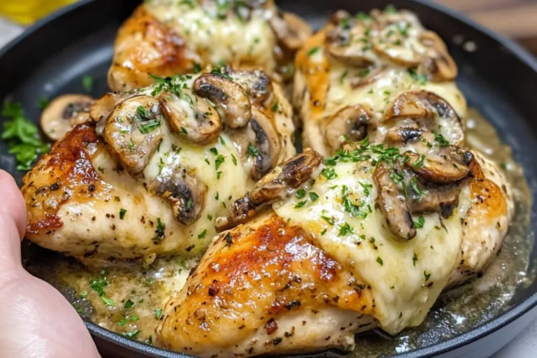Healthy Mushroom Stuffed Chicken Breast