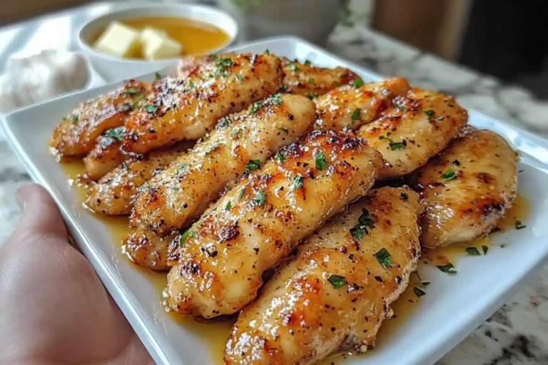 Air Fryer Honey Butter Garlic Chicken Tenders