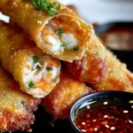 Shrimp & Crab Rangoon Egg Rolls
