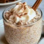 Healthy Cinnamon Roll Overnight Oats