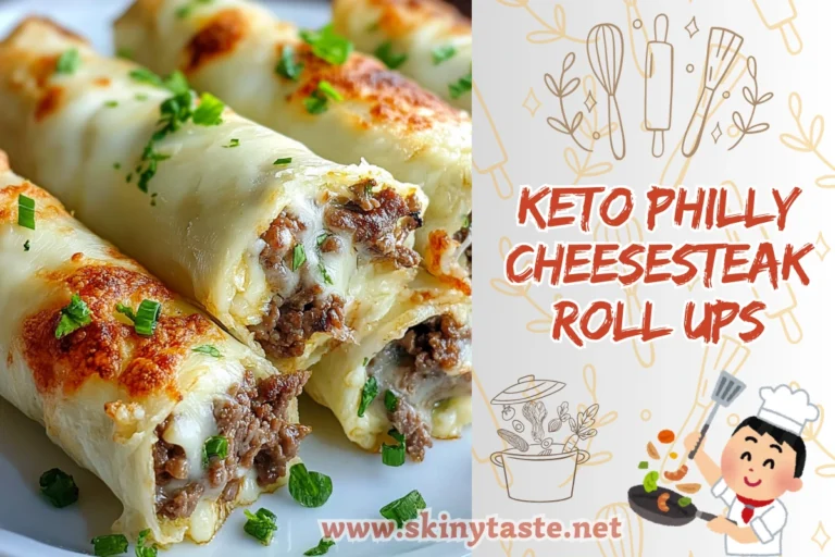 Keto Philly Cheesesteak Roll Ups