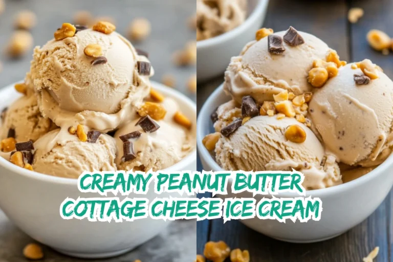 Creamy Peanut Butter Cottage Cheese Ice Cream