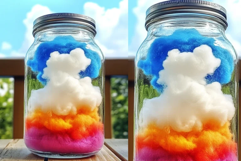 Make a Rain Cloud in a Jar