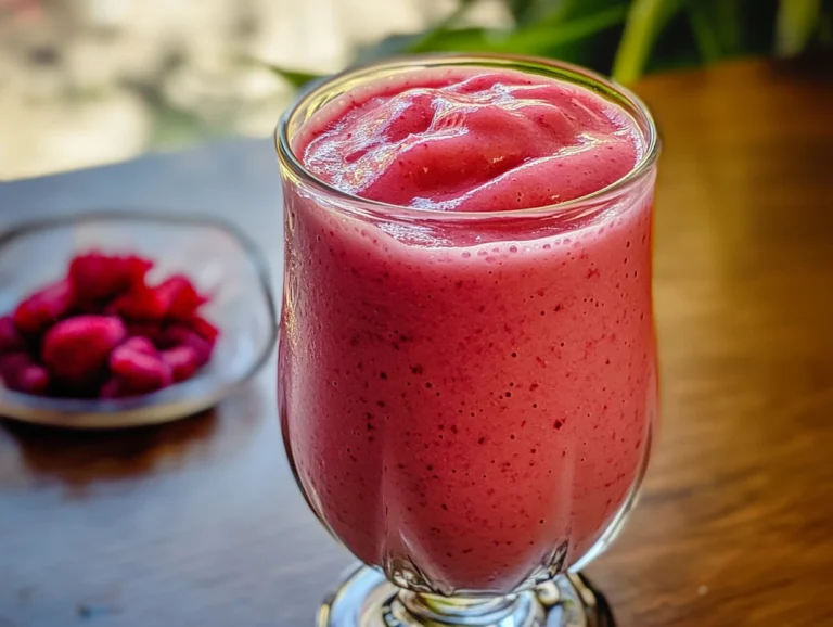 Rhubarb Cottage Cheese Smoothie Recipe