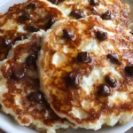 Chocolate Chip Cottage Cheese Pancakes