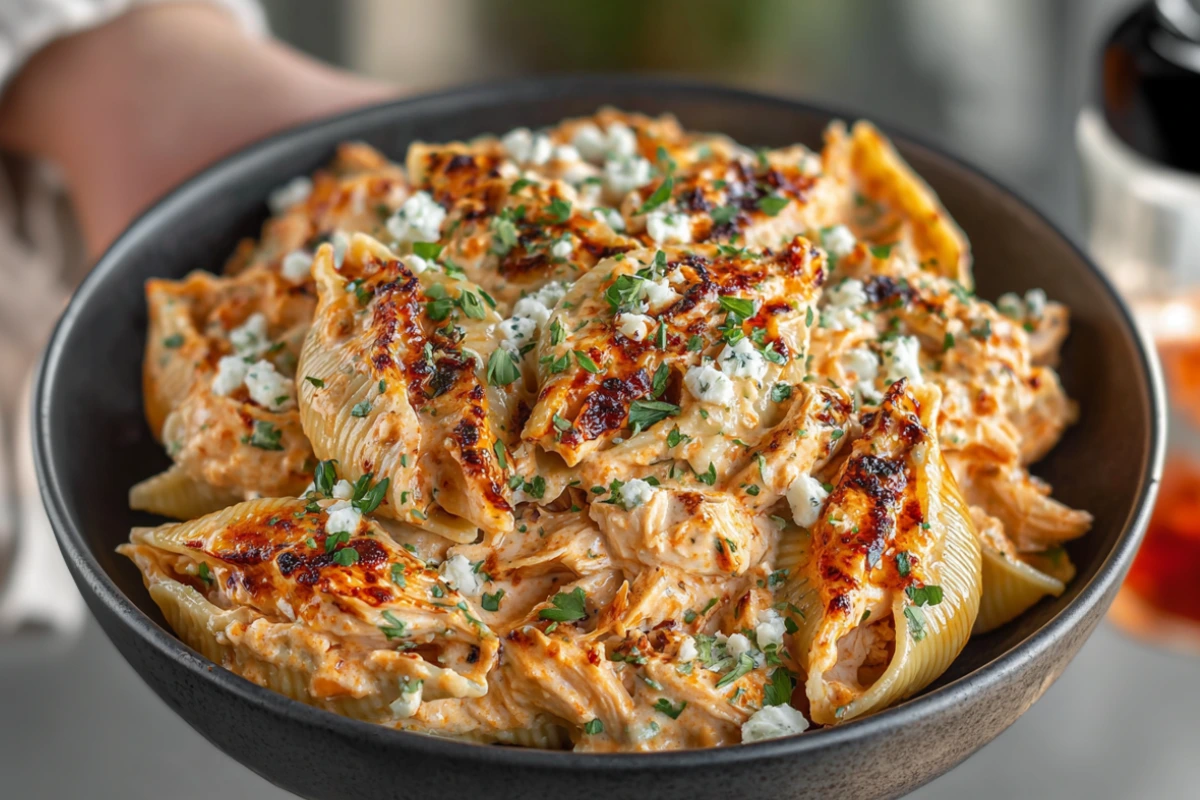 Spicy Buffalo Chicken Alfredo Shells