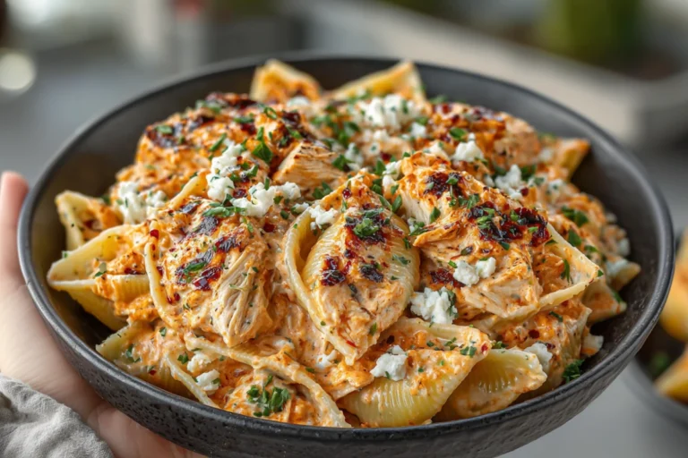 Spicy Buffalo Chicken Alfredo Shells
