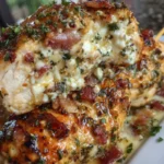 Garlic Mozzarella Chicken Bomb Skewers