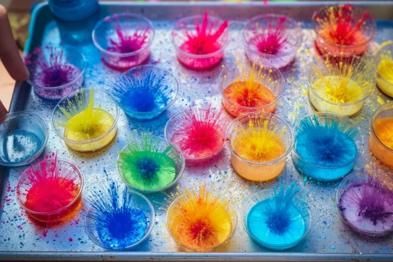 Baking Soda and Vinegar Fireworks