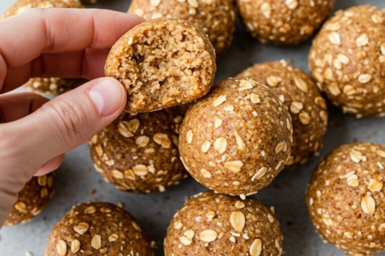 Healthy Snickerdoodle Chickpea Bites