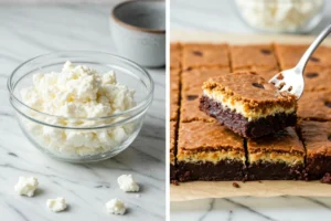 Peanut Butter Cottage Cheese Brownies