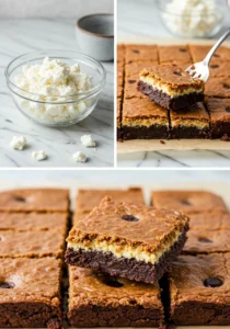 Peanut Butter Cottage Cheese Brownies