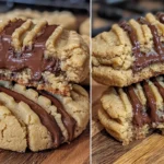 Peanut Butter Greek Yogurt Cookies with Gooey Chocolate Centers