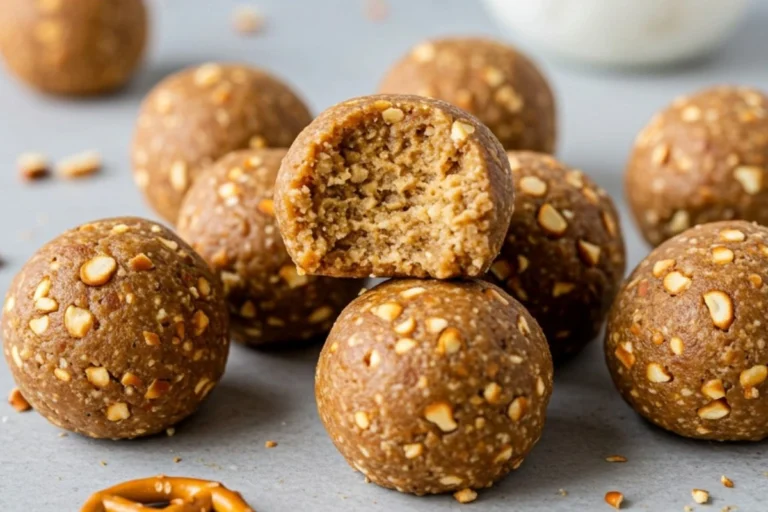 Peanut Butter Pretzel Cookie Dough Bites