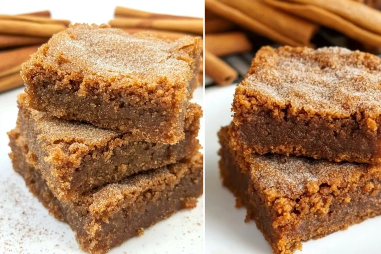 Snickerdoodle Chickpea Blondies