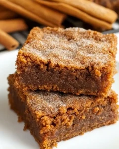 Snickerdoodle Chickpea Blondies