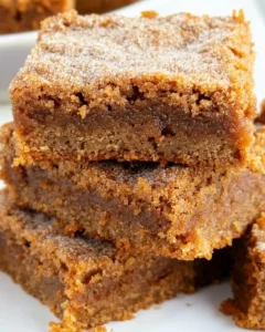 Snickerdoodle Chickpea Blondies