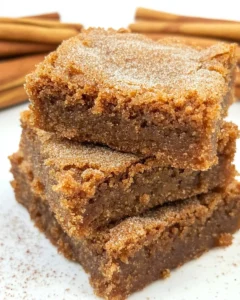 Snickerdoodle Chickpea Blondies