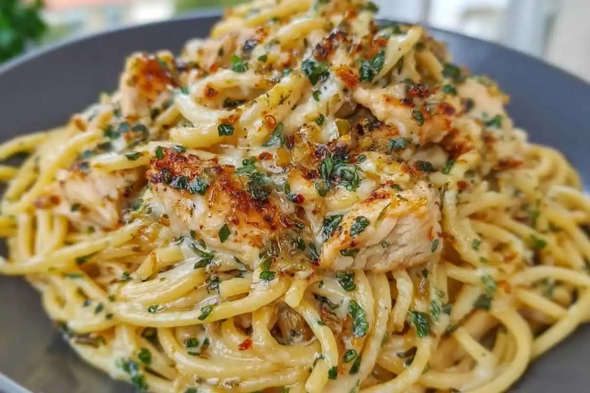 Monterey Chicken Spaghetti