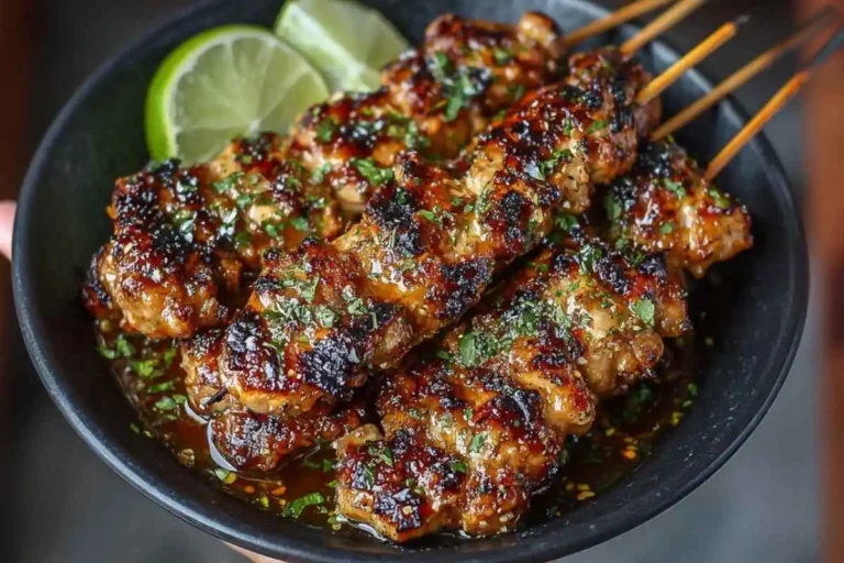 Grilled Thai Coconut Chicken Skewers