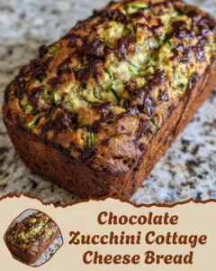 Chocolate Zucchini Cottage Cheese Bread