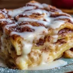 Cinnamon Roll Apple Lasagna