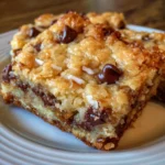Coconut Toffee Chocolate Chip Cookie Bars