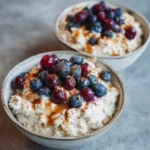 Cottage Cheese Chia Overnight Oats Bowls