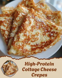 Cottage Cheese Crepes