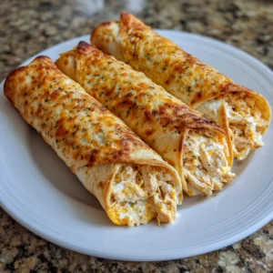 Crispy Air Fryer Chicken & Cottage Cheese Taquitos