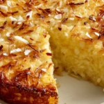 Crustless Coconut Pie