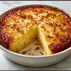 Crustless Coconut Pie