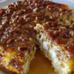Crustless Maple-Pecan Cottage Cheese Pie